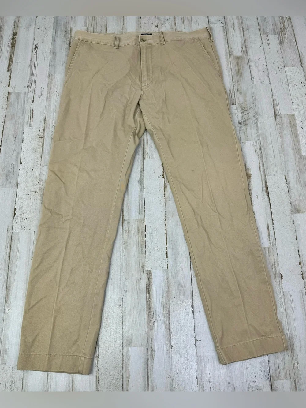 J Crew Chino Pants Mens 34x30 Tan Cotton Regular Fit